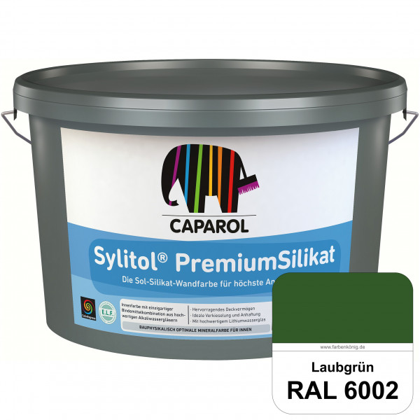 Caparol Sylitol PremiumSilikat (RAL 6002 Laubgrün) - ehemals Histolith PremiumSilikat