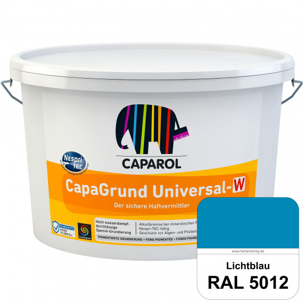 CapaGrund Universal-W (RAL 5012 Lichtblau) hoch wasserdampfdurchlässige Spezial-Grundierung (innen &