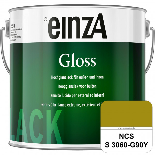 einzA Gloss (NCS S 3060-G90Y) Hochwertiger Alkydharzlack in Premium-Qualität, hochglänzend.