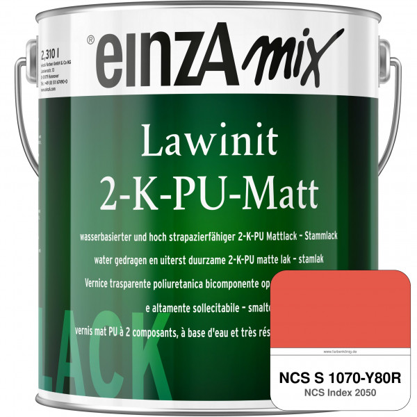 einzA Lawinit 2-K-PU Matt Stammlack (NCS S 1070-Y80R)