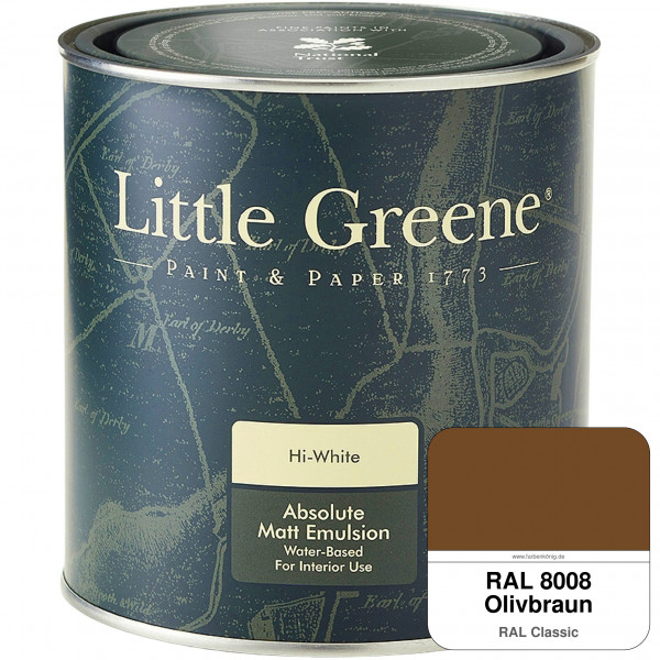 Absolute Matt Emulsion - Sample Pot 250 ml (RAL 8008 Olivbraun)