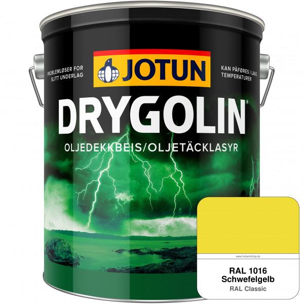 Drygolin Oljedekkbeis (ehemals Trebitt deckend) - Deckende & wetterbeständige Öllasur für Außen (RAL