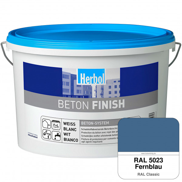 Beton Finish (RAL 5023 Fernblau)