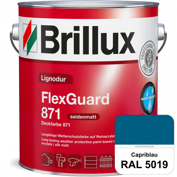 Lignodur FlexGuard 871 (Deckfarbe 871) RAL 5019 Capriblau