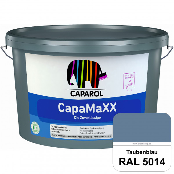 CapaMaXX (RAL 5014 Taubenblau) tuchmatte Innenfarbe mit hohem Deckvermögen und Ergiebigkeit