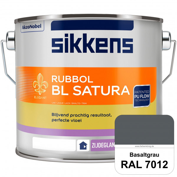 Rubbol BL Satura (RAL 7012 Basaltgrau) seidenglänzender PU-Lack (wasserbasiert) innen & außen