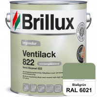Impredur Ventilack 822 (RAL 6021 Blassgrün) Seidenglanzlack (lösemittelhaltig) Fenster & Türen innen