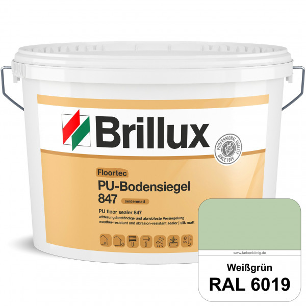 Floortec PU-Bodensiegel ELF 847 (RAL 6019 Weißgrün) seidenmatt, witterungsbeständig, außen & innen