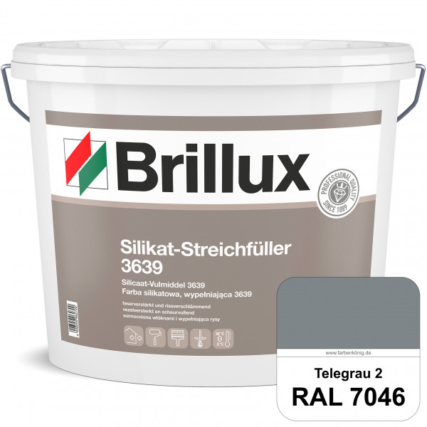 Silikat-Streichfüller ELF 3639 (RAL 7046 Telegrau 2) Wetterbeständiger, gebrauchsfertiger Streichfül