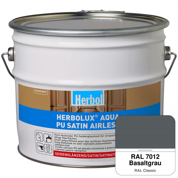 Herbolux Aqua PU Satin Airless (RAL 7012 Basaltgrau)