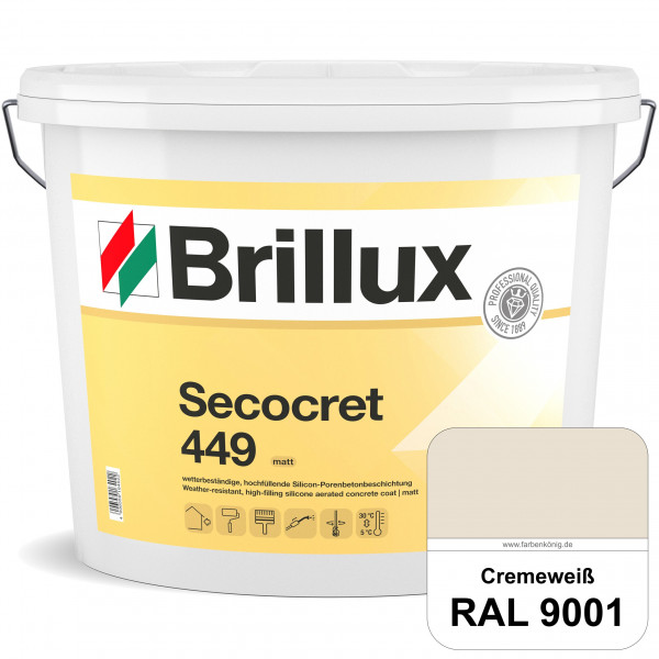 Secocret 449 - ehemals Silicon-Porenbetonbeschichtung 449 (RAL 9001 Cremeweiß)