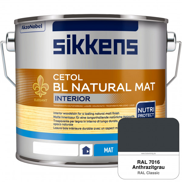 Cetol BL Natural Mat Interior (RAL 7016 Anthrazitgrau)