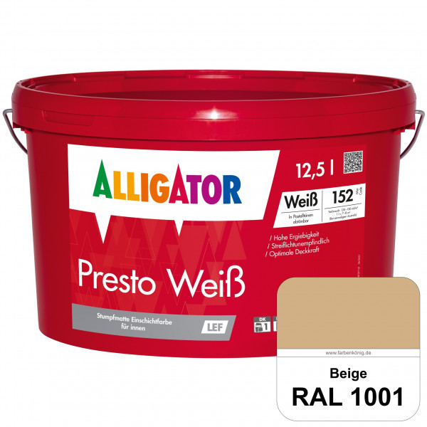 Presto Weiß LEF (RAL 1001 Beige)