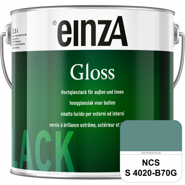 einzA Gloss (NCS S 4020-B70G) Hochwertiger Alkydharzlack in Premium-Qualität, hochglänzend.