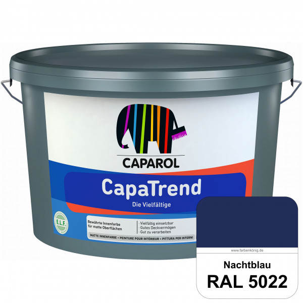 CapaTrend (RAL 5022 Nachtblau) matte hochdeckende Dispersionsfarbe für den Innenbereich