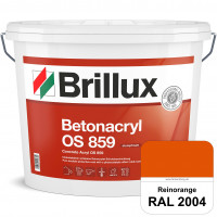 Betonacryl OS 859 (RAL 2004 Reinorange) Wetterbeständige Schutzbeschichtung für Betonflächen (Außen)