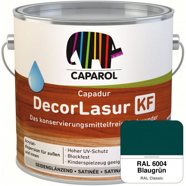 Caparol Capadur DecorLasur KF (RAL 6004 Blaugrün)