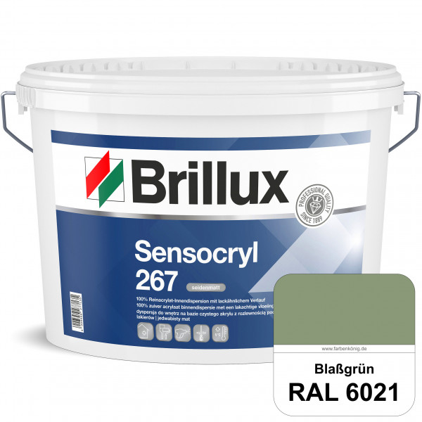 Sensocryl ELF 267 (RAL 6021 Blassgrün) seidenmatt hochwertige Reinacrylat-Innendispersion für Artzpr