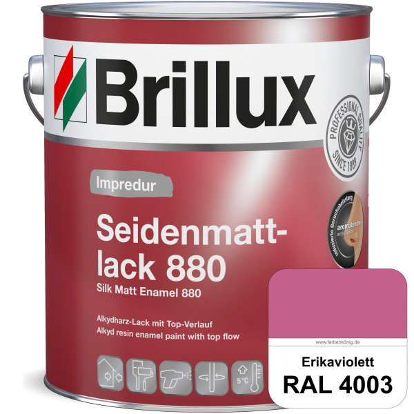 Impredur Seidenmattlack 880 (RAL 4003 Erikaviolett) für Holz- oder Metallflächen innen & außen