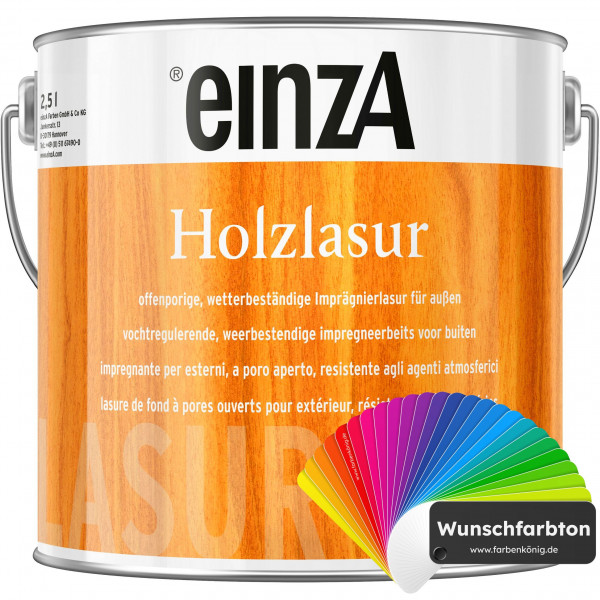 einzA Holzlasur (Wunschfarbton)