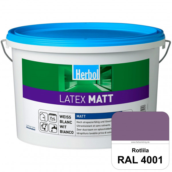 Latex Matt (RAL 4001 Rotlila) Matte Latexfarbe mit hoher Strapazierfähigkeit