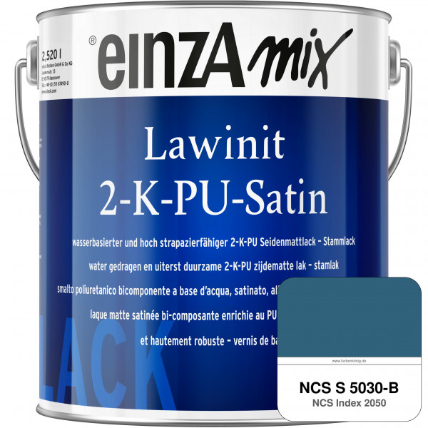 einzA Lawinit 2-K-PU Satin Stammlack (NCS S 5030-B)