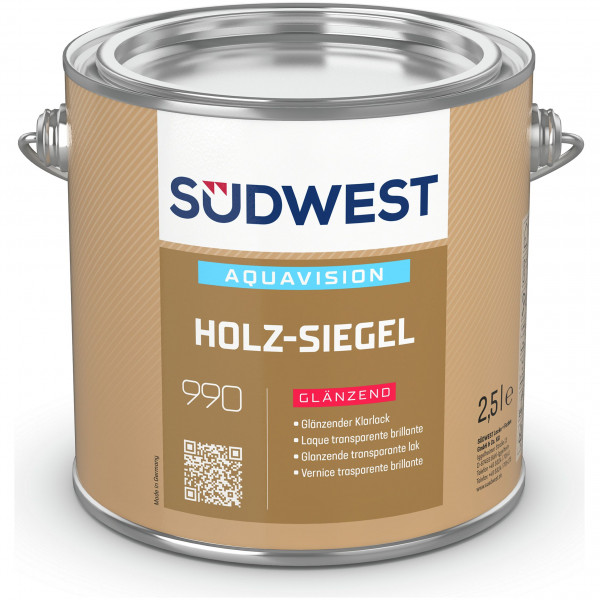 AquaVision Holz-Siegel glänzend (Farblos)