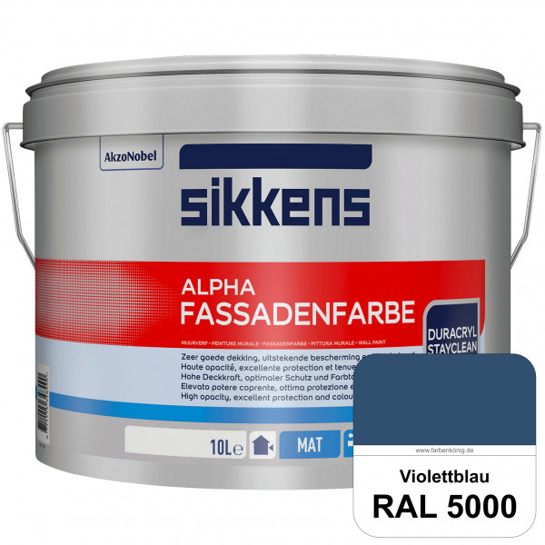 Alpha Fassadenfarbe (RAL 5000 Violettblau)