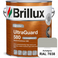 Lignodur UltraGuard 580 (Dauerschutzlasur 580) RAL 7038 Achatgrau