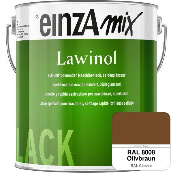 einzA Lawinol seidenglänzend (RAL 8008 Olivbraun)