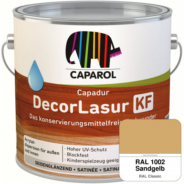 Caparol Capadur DecorLasur KF (RAL 1002 Sandgelb)
