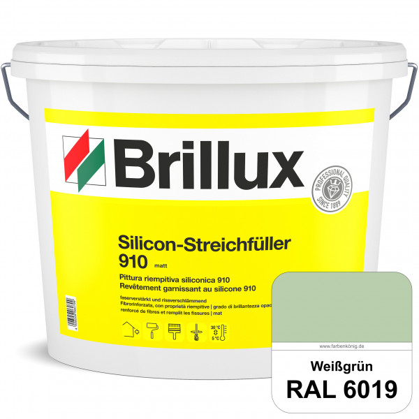 Silicon-Streichfüller 910 (RAL 6019 Weißgrün) Optischen Egalisierung von z.B. Strukturunterschieden