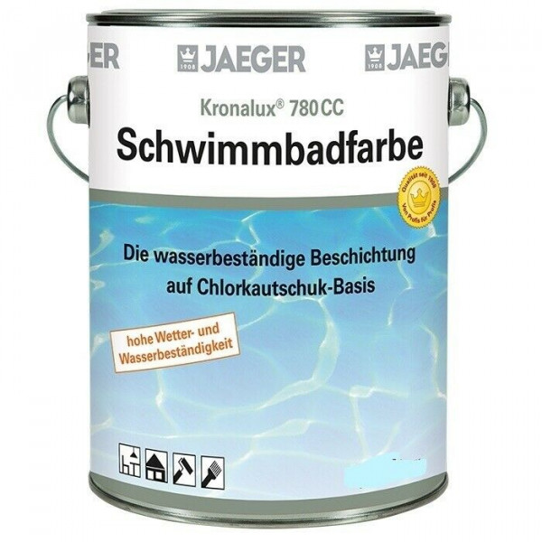 780CC Kronalux® Schwimmbadfarbe (Weiß 0051)