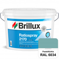 Ratiospray 2170 (RAL 6034 Pastelltürkis) wasserbasierter, seidenmatter & farbtonbeständiger Allround