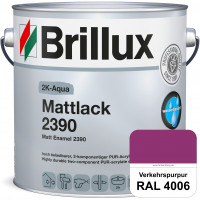 2K-Aqua Mattlack 2390 (RAL 4006 Verkehrspurpur) mechanisch und chemisch hoch belastbar für außen & i