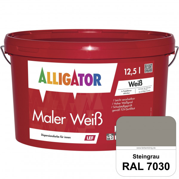 Maler Weiß LEF (RAL 7030 Steingrau)