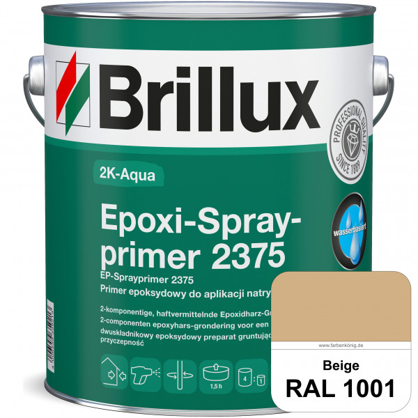 2K-Aqua Epoxi-Sprayprimer 2375 (RAL 1001 Beige) haftvermittelnde 2K-Grundierung auf nicht saugenden