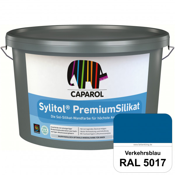 Caparol Sylitol PremiumSilikat (RAL 5017 Verkehrsblau) - ehemals Histolith PremiumSilikat