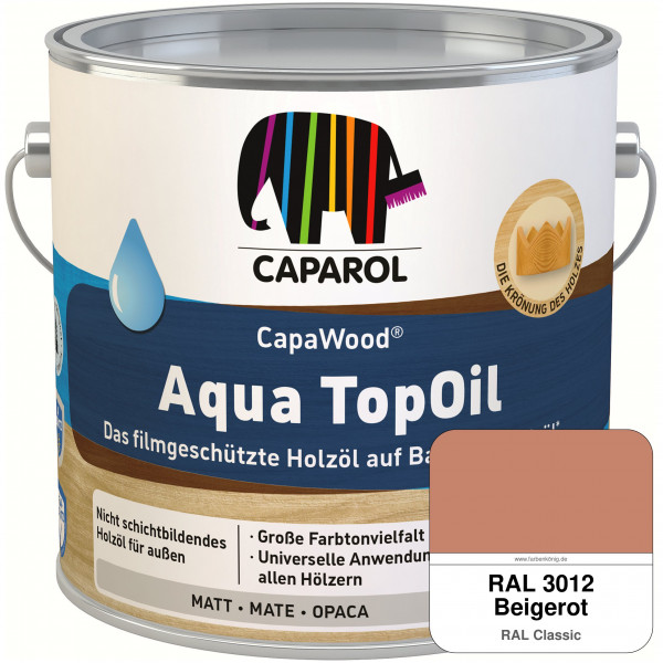 CapaWood® AquaTopOil (RAL 3012 Beigerot)