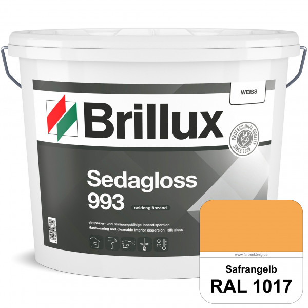 Sedagloss 993 (RAL 1017 Safrangelb) seidenglänzende Innendispersion für hoch strapazierfähige & gut