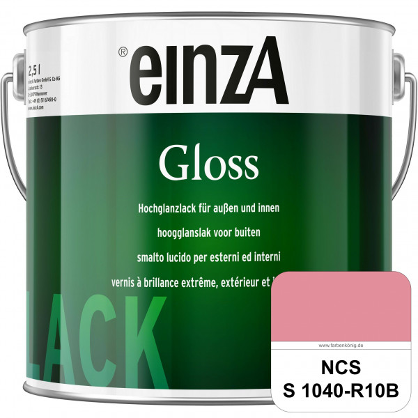 einzA Gloss (NCS S 1040-R10B) Hochwertiger Alkydharzlack in Premium-Qualität, hochglänzend.