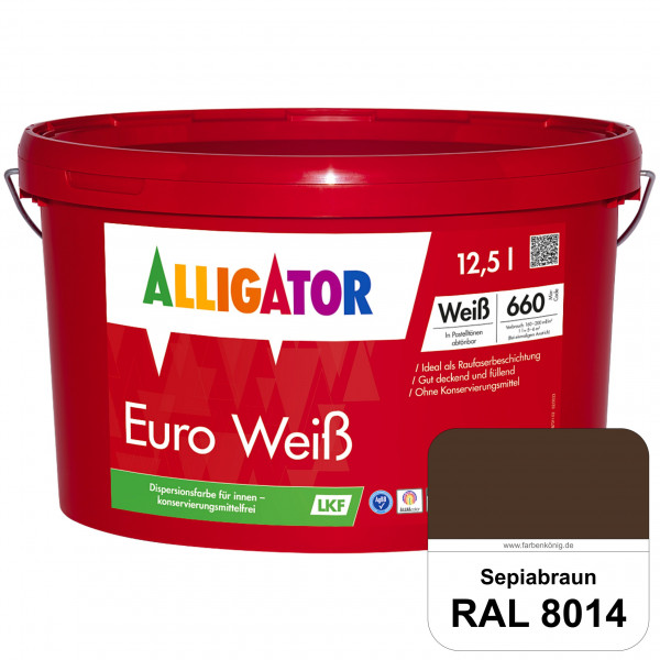 Euro Weiß LKF (RAL 8014 Sepiabraun)
