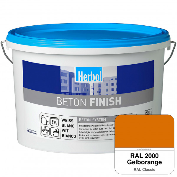 Beton Finish (RAL 2000 Gelborange)