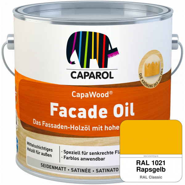 CapaWood® Facade Oil (RAL 1021 Rapsgelb)