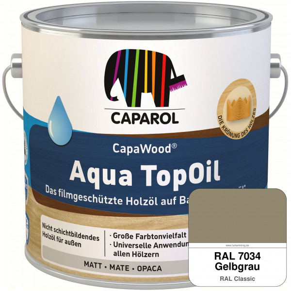 CapaWood® AquaTopOil (RAL 7034 Gelbgrau)