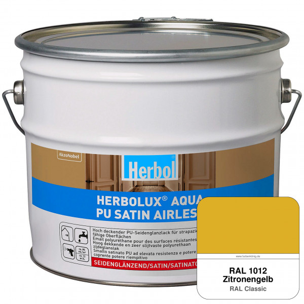 Herbolux Aqua PU Satin Airless (RAL 1012 Zitronengelb)