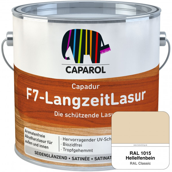 Capadur F7-LangzeitLasur (RAL 1015 Hellelfenbein)