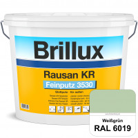 Rausan KR Feinputz 3530 (RAL 6019 Weißgrün) organisch gebundener & verarbeitungsfertiger Glattputz (