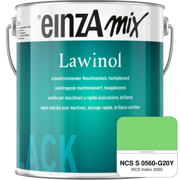einzA Lawinol hochglänzend (NCS S 0560-G20Y)