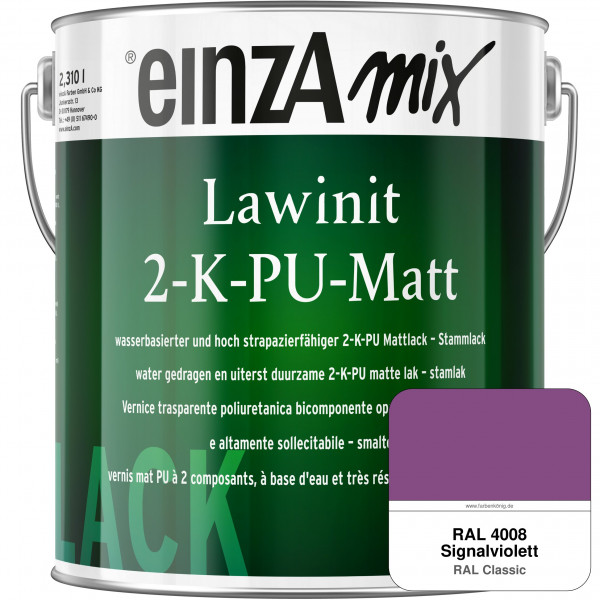 einzA Lawinit 2-K-PU Matt Stammlack (RAL 4008 Signalviolett)